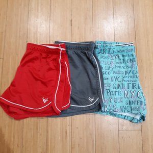 3 Pair of Girls JUSTICE Shorts Size 14